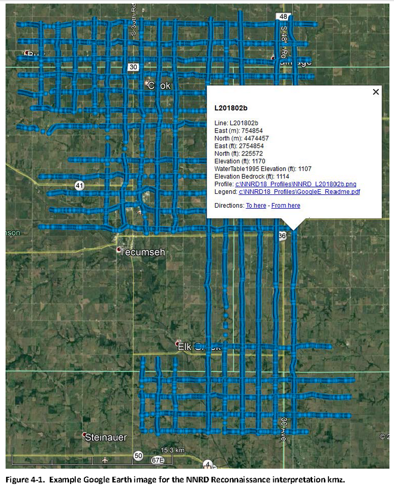 Image of Google Earth datasets for NNRD 2018 AEM survey